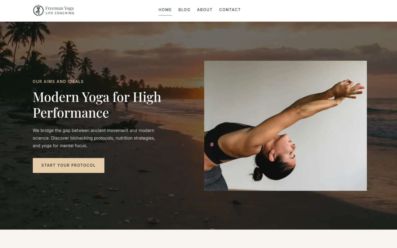 Yoga Studio Site
